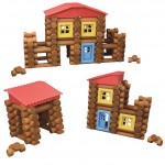 Casute modulare din lemn reconstruibile Maxim 270 piese Log Homes